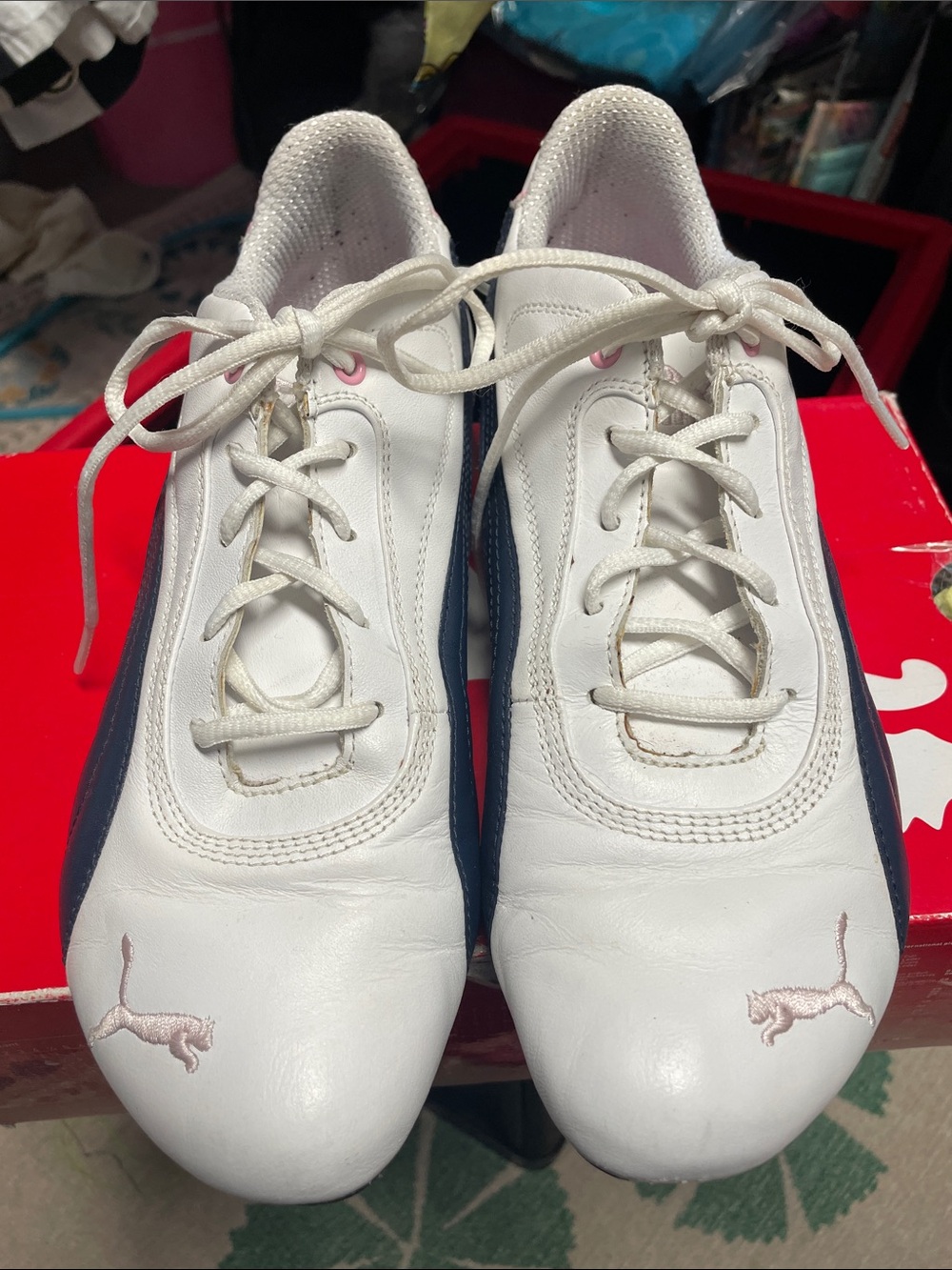 Puma Drift Cat ll wn’s
White-Insignia Blue-Pink Lady US8